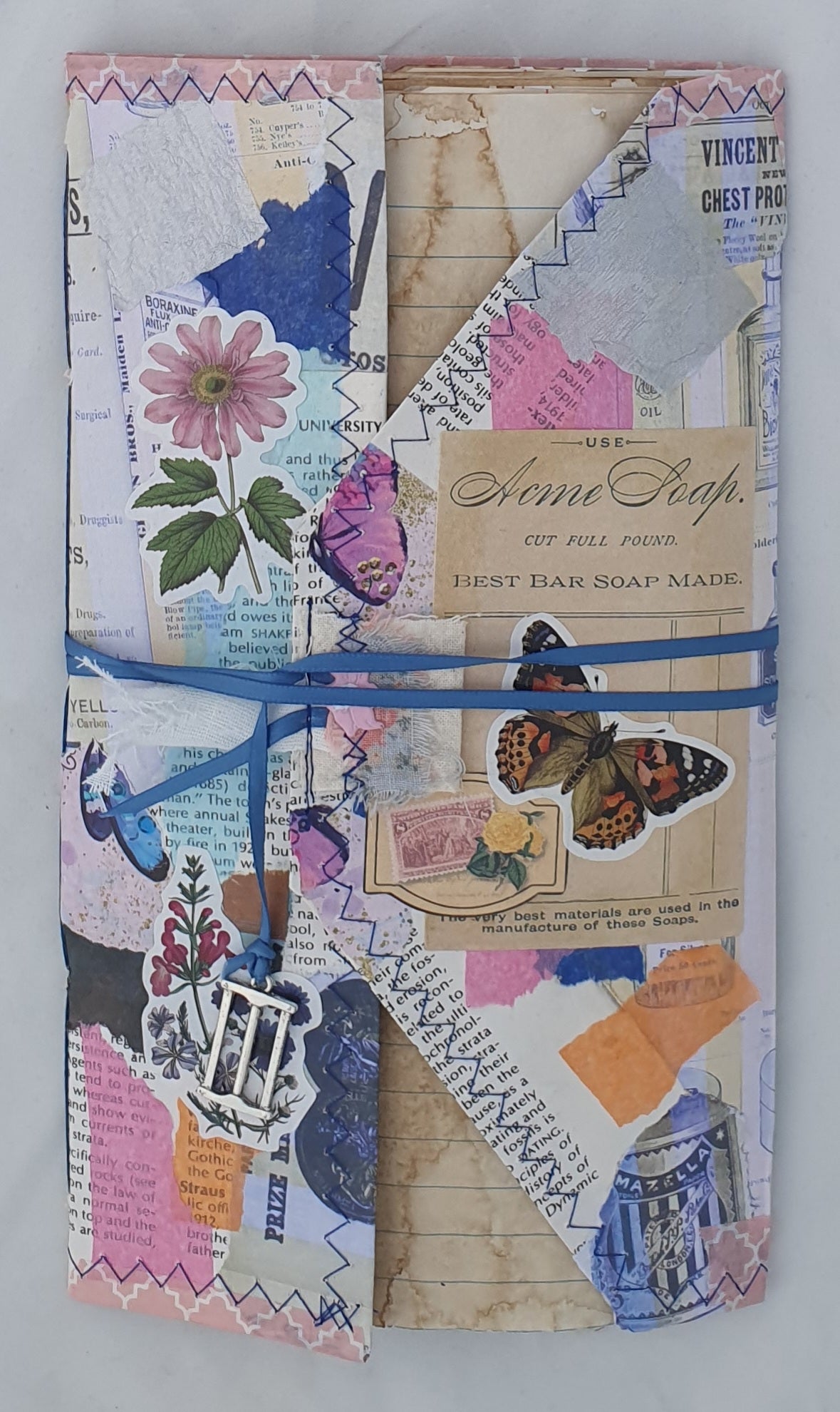 Slimline Collage Junk Envelope Notebook Journal