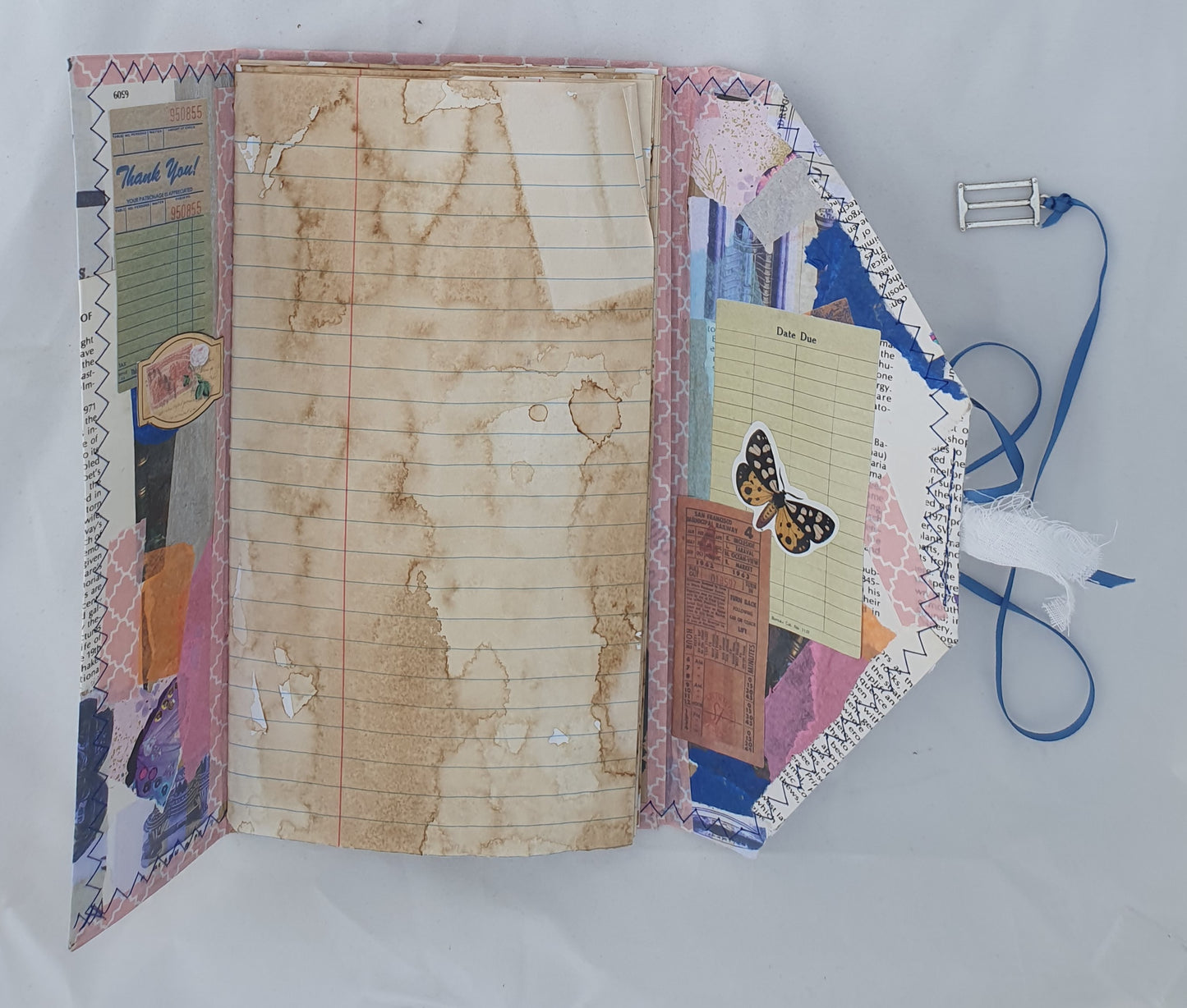 Slimline Collage Junk Envelope Notebook Journal