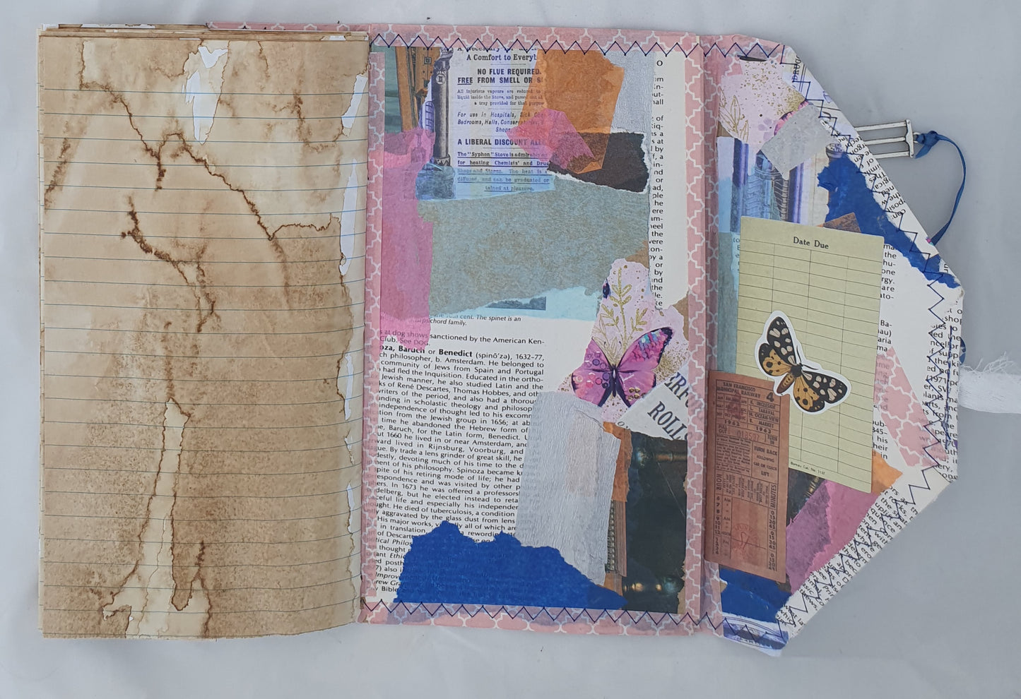 Slimline Collage Junk Envelope Notebook Journal