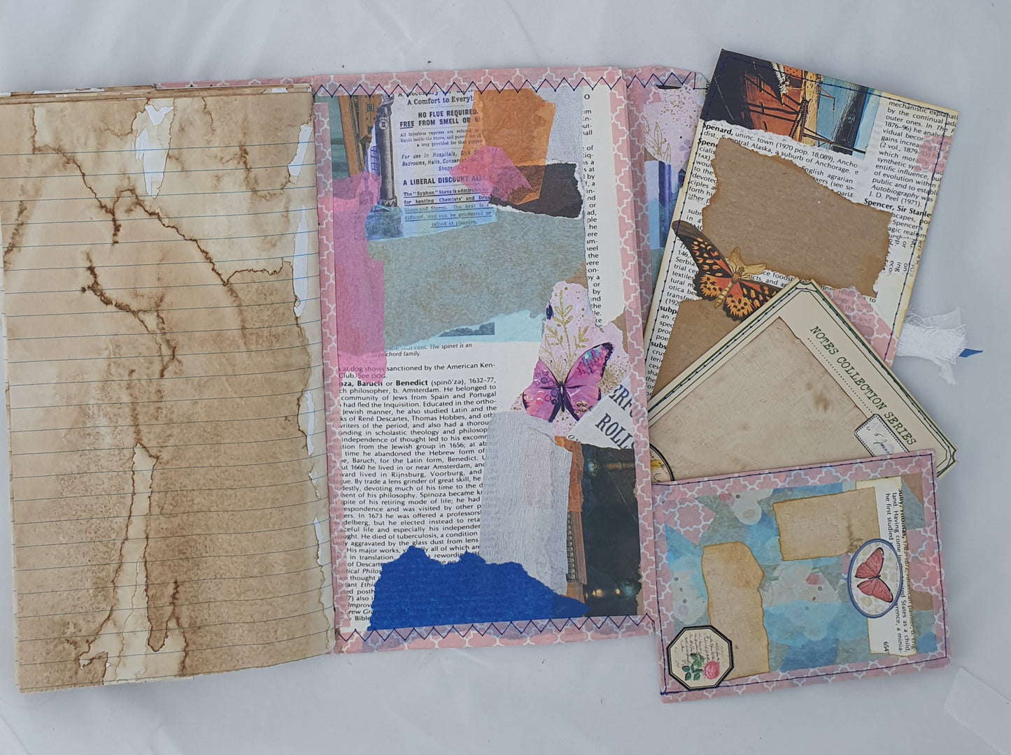 Slimline Collage Junk Envelope Notebook Journal
