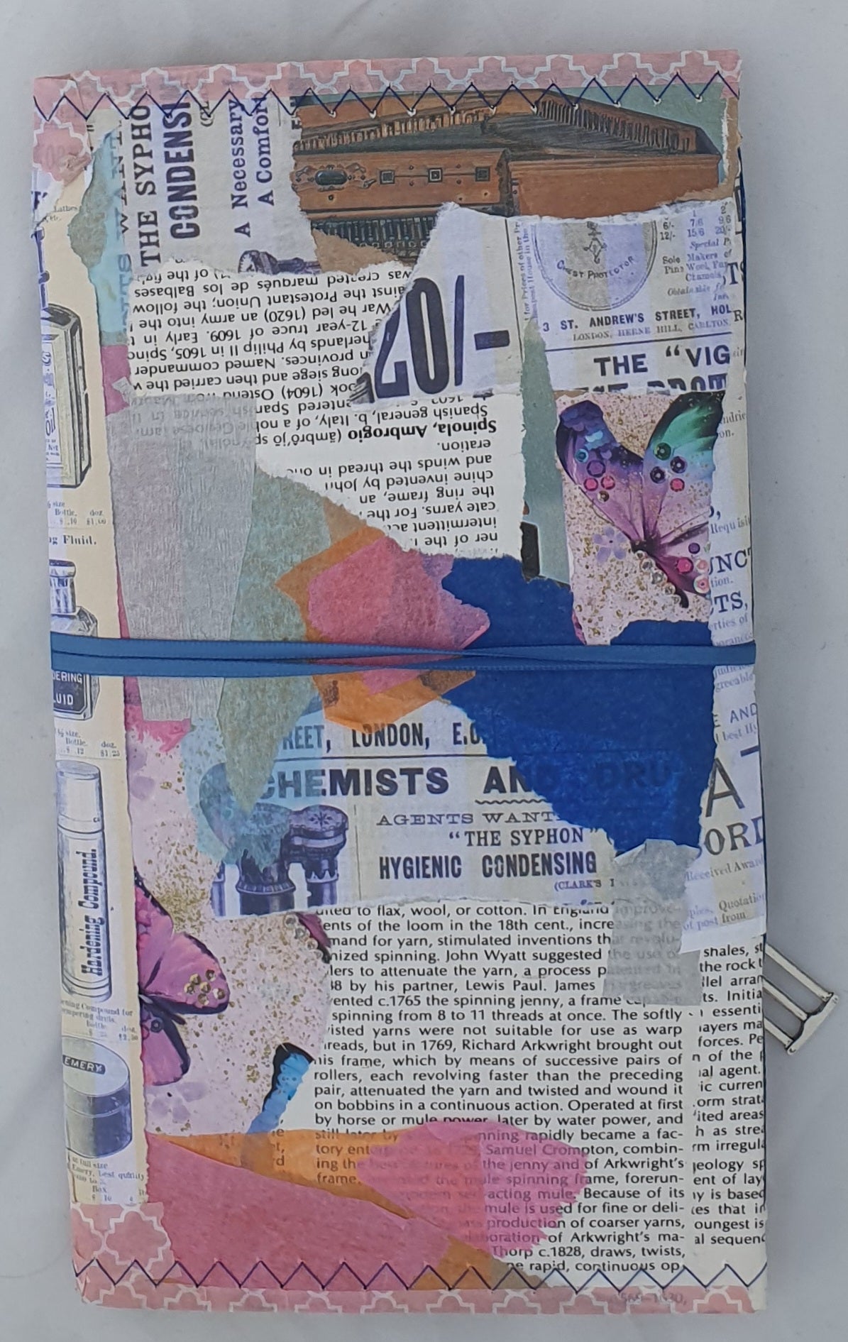 Slimline Collage Junk Envelope Notebook Journal