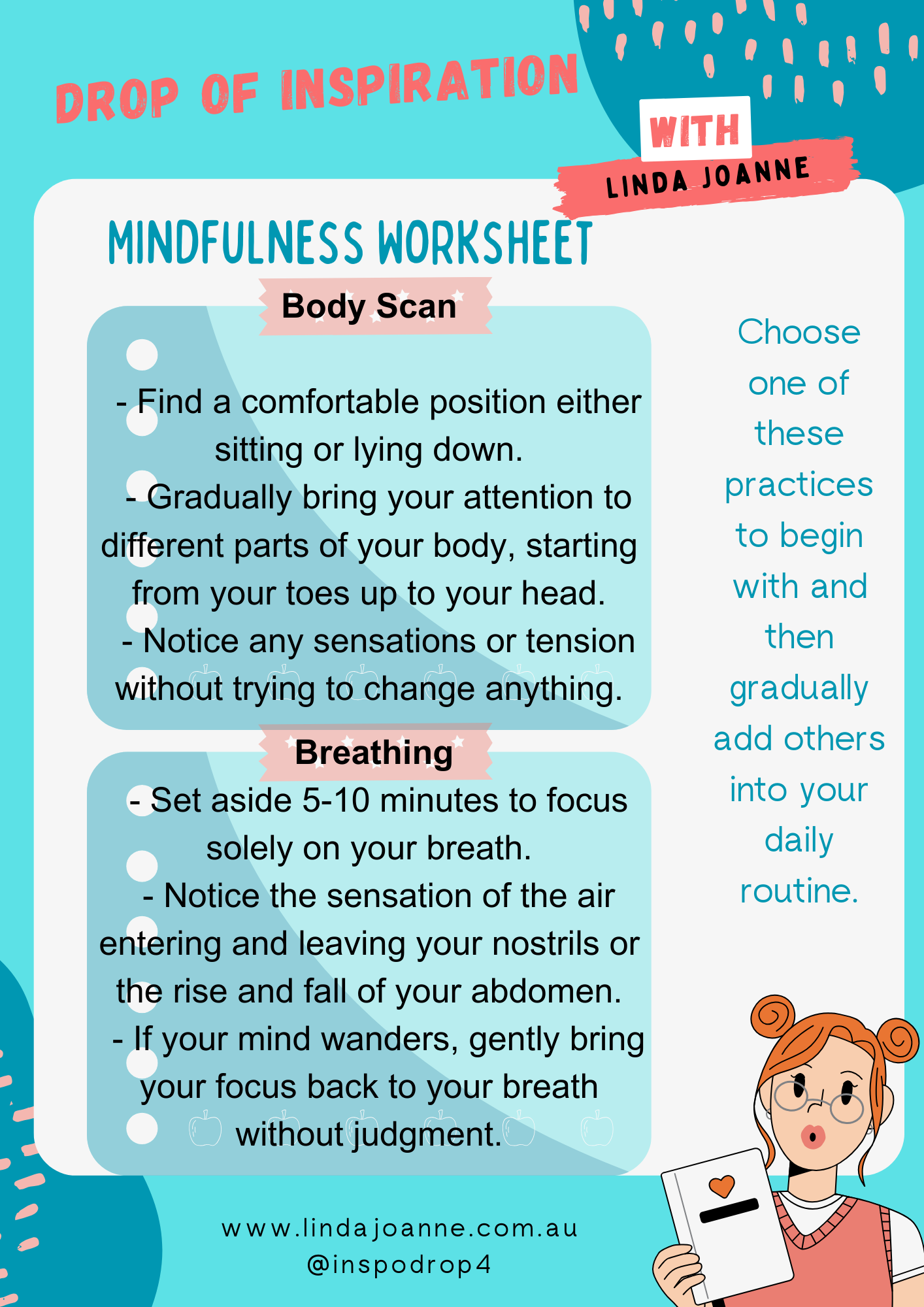 Freebie - Mindfulness Worksheet