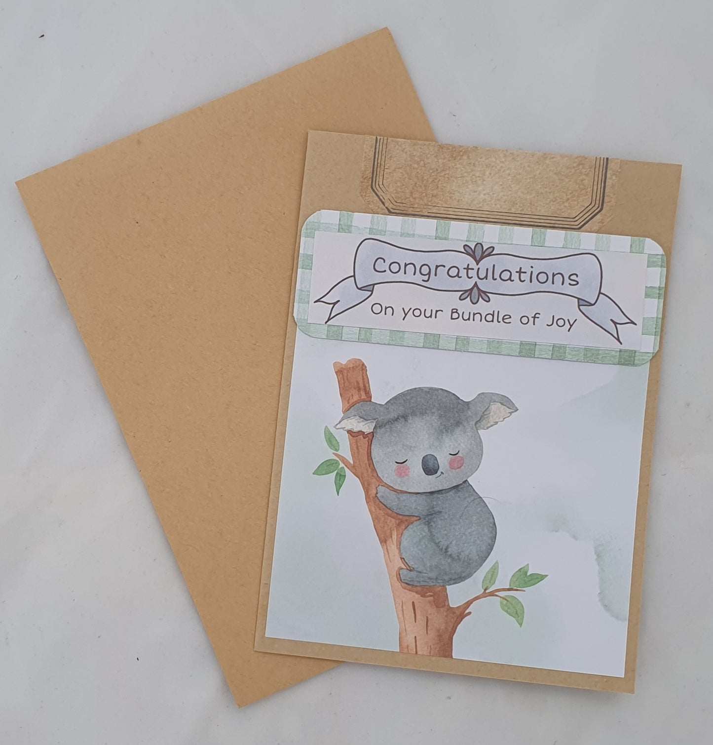 Baby Card Photo Album Gift Set with Gift Tag