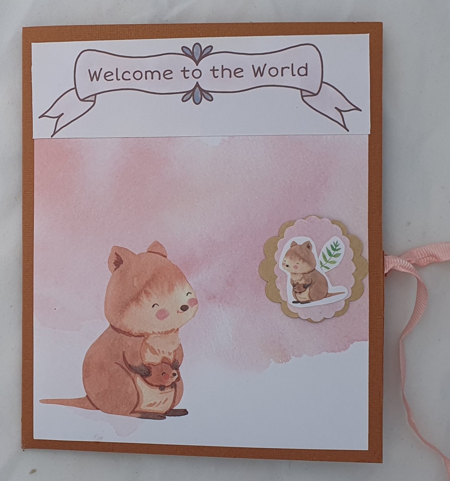 Baby Card Photo Album Gift Set with Gift Tag