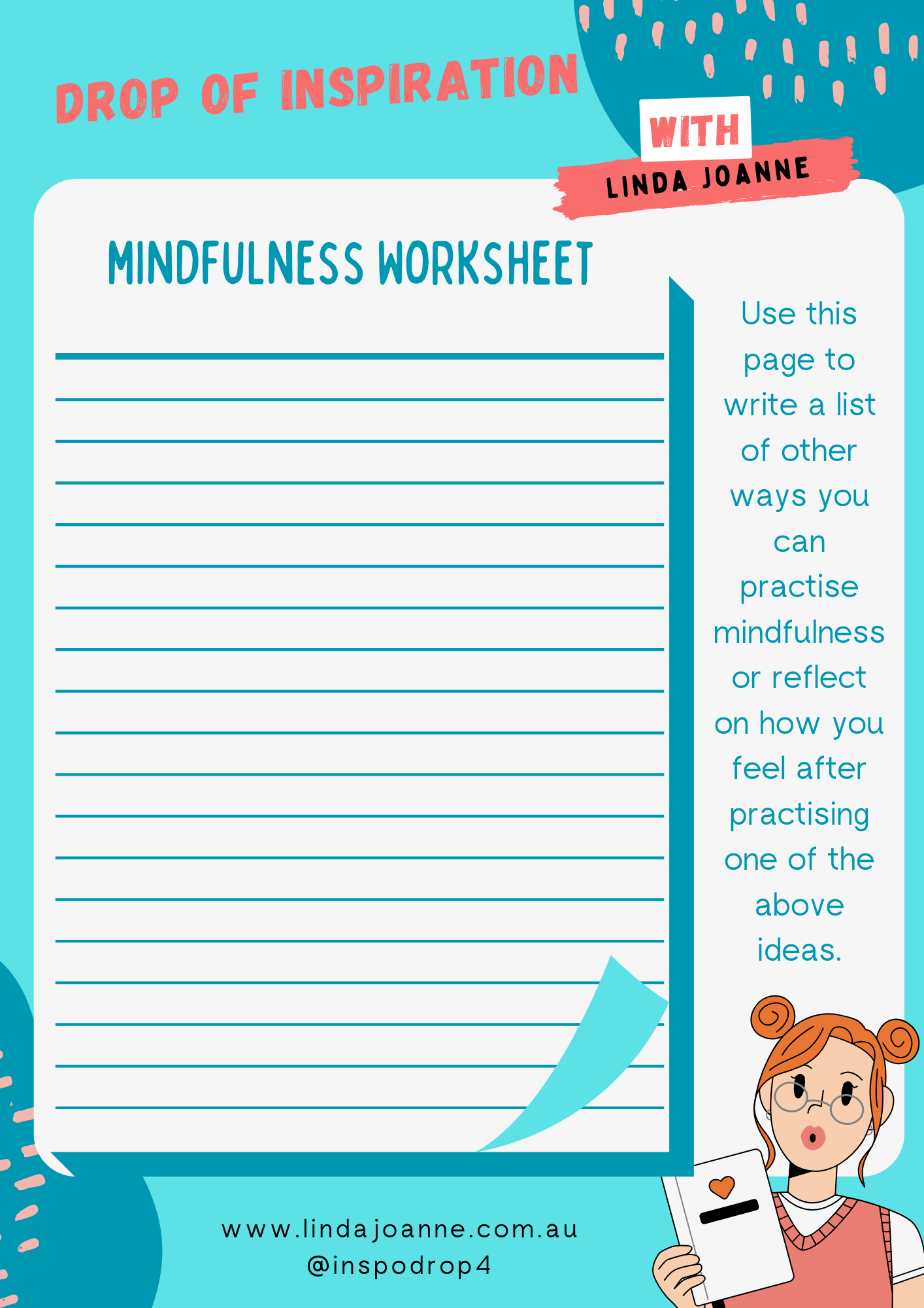 Freebie - Mindfulness Worksheet