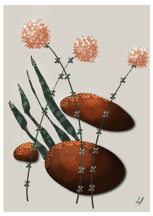 3 in the Copper Botanical Abstract Collection