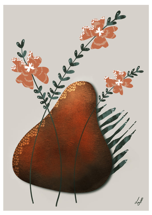 4 in the Copper Botanical Abstract Collection