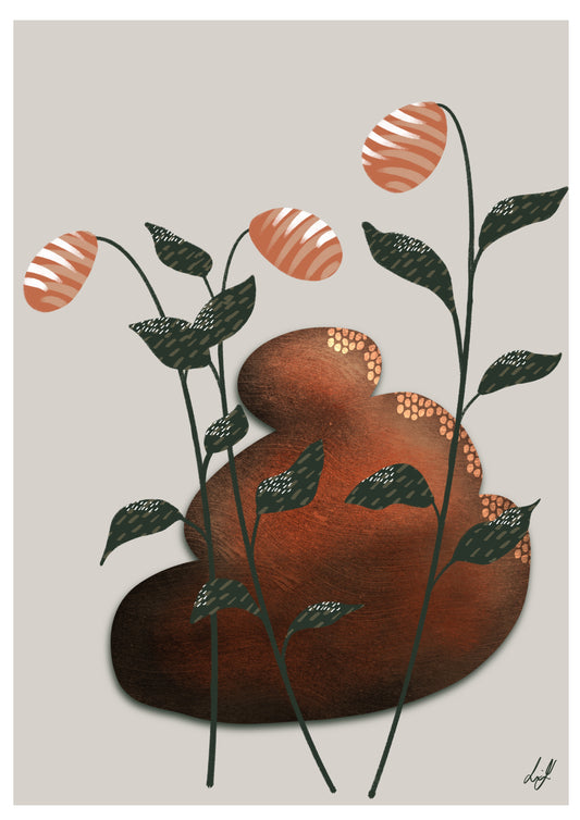 5 in the Copper Botanical Abstract Collection