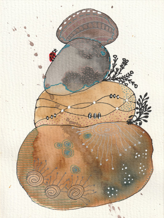 The Long Way - Stone Poetry Collection