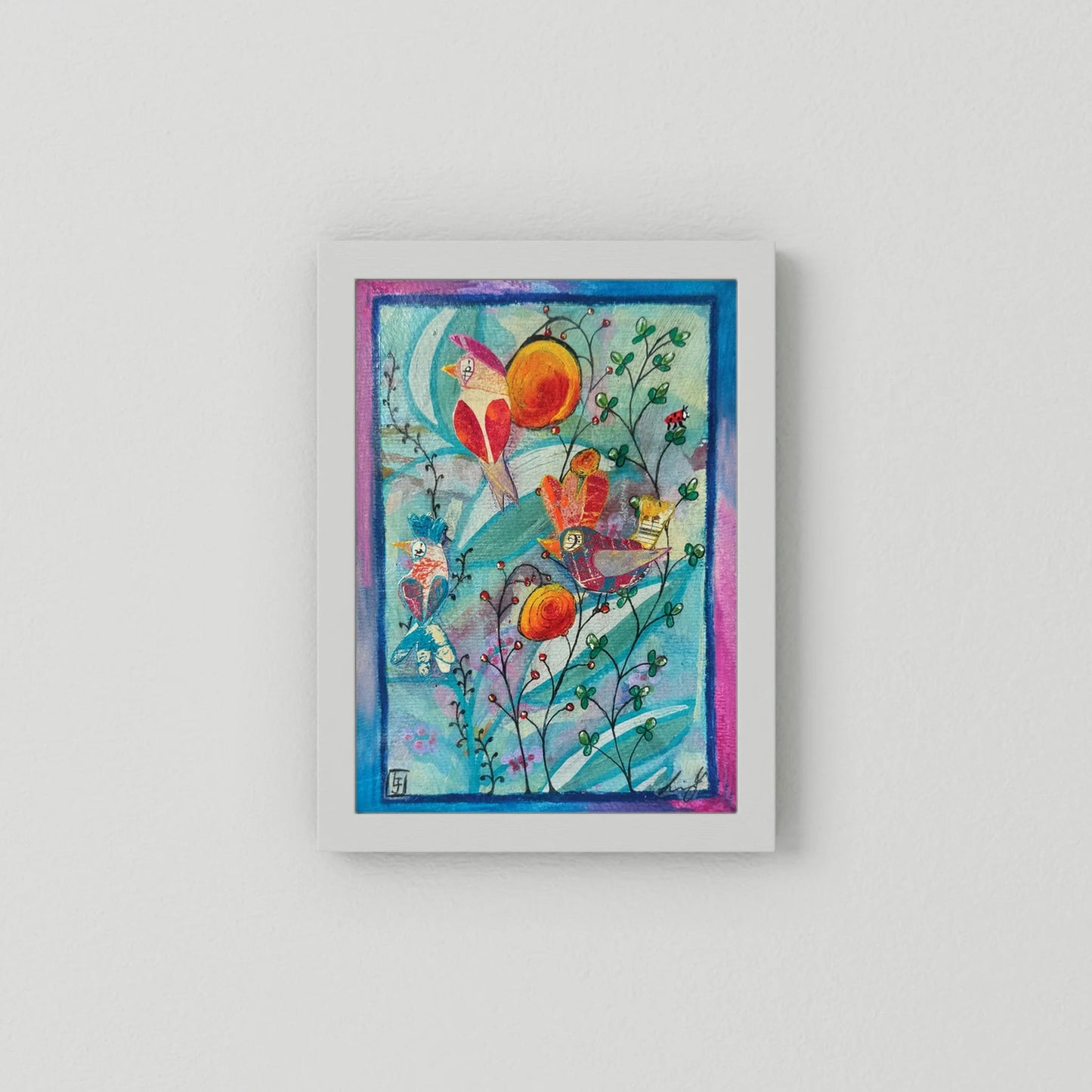 Observant Refrain - The Bloom of the Song Birds Collection (1 of 8) - Fine Art Paper Print