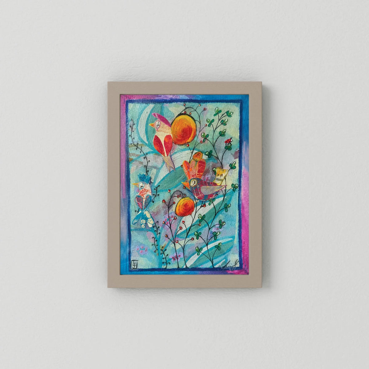 Observant Refrain - The Bloom of the Song Birds Collection (1 of 8) - Fine Art Paper Print
