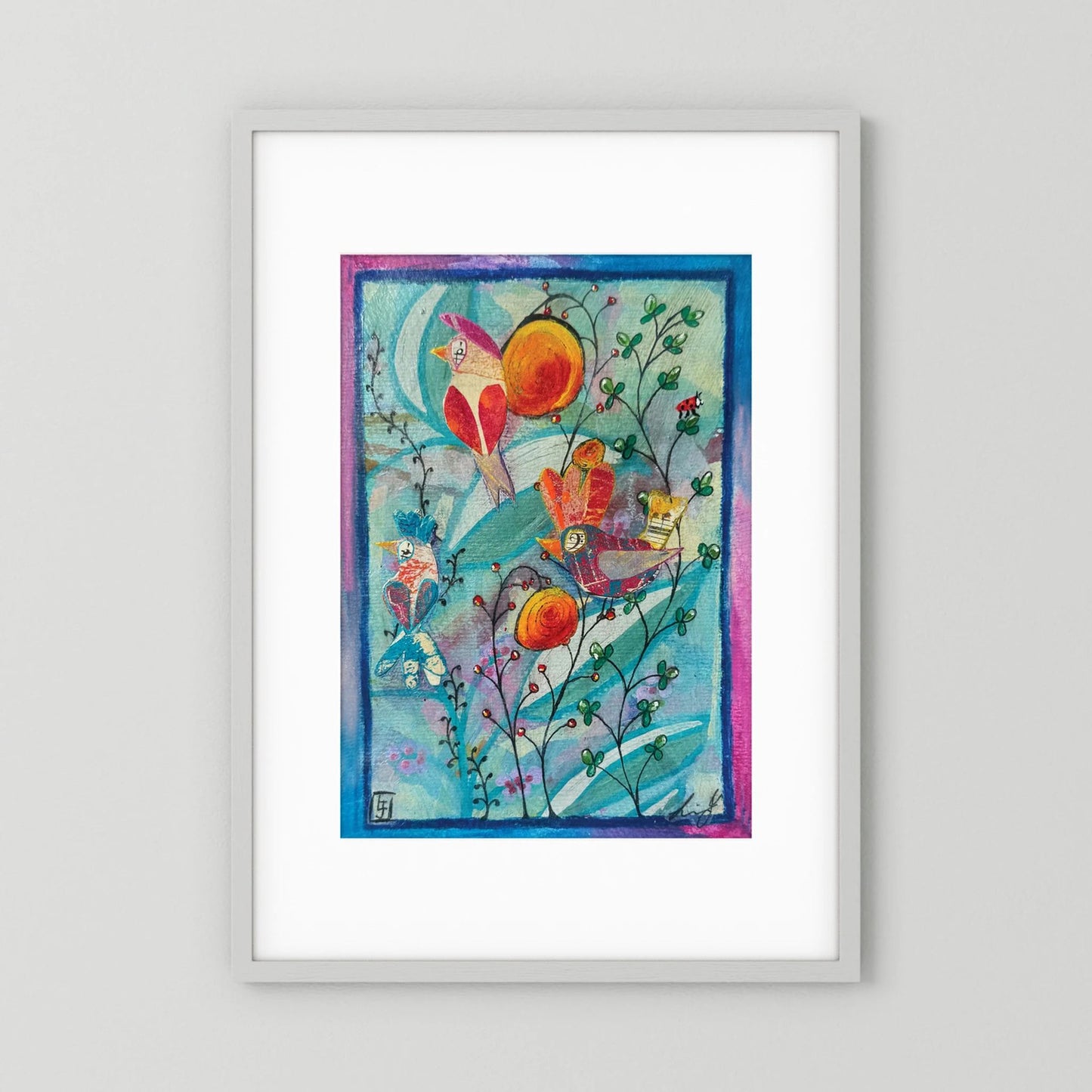 Observant Refrain - The Bloom of the Song Birds Collection (1 of 8) - Fine Art Paper Print