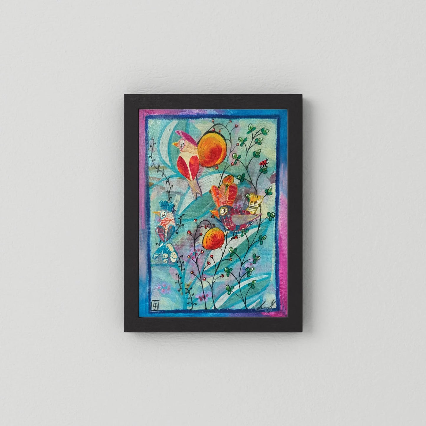 Observant Refrain - The Bloom of the Song Birds Collection (1 of 8) - Fine Art Paper Print