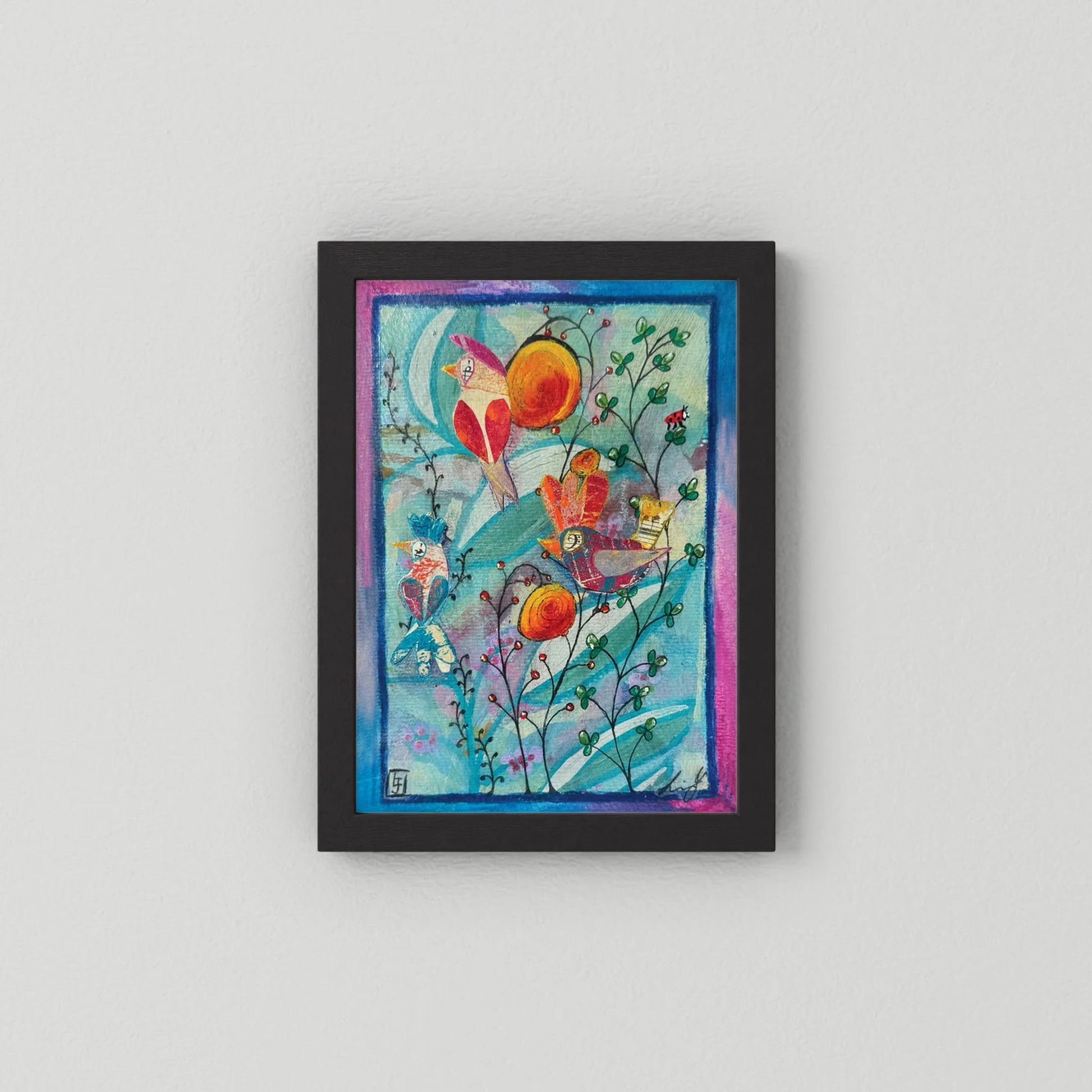 Observant Refrain - The Bloom of the Song Birds Collection (1 of 8) - Fine Art Paper Print
