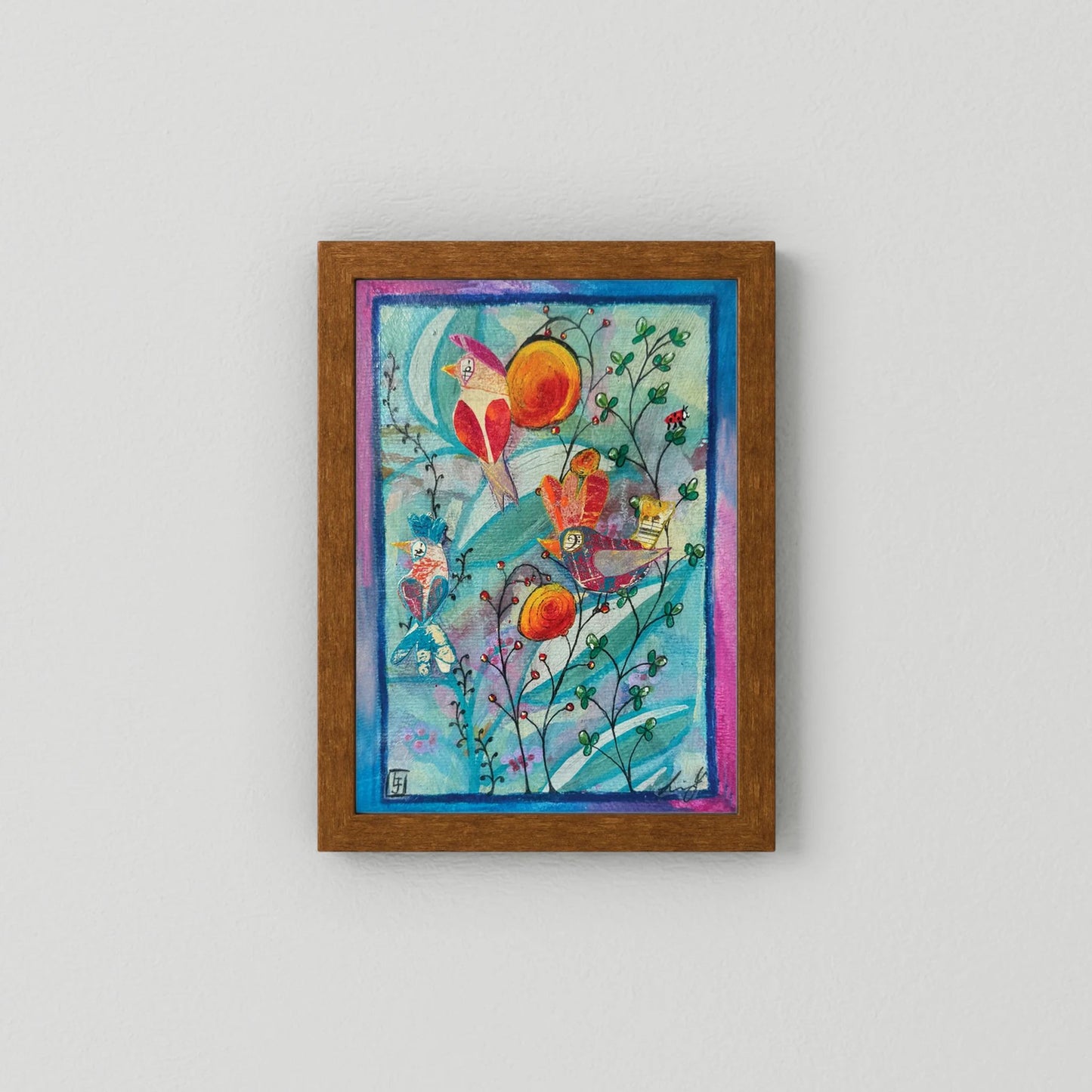 Observant Refrain - The Bloom of the Song Birds Collection (1 of 8) - Fine Art Paper Print