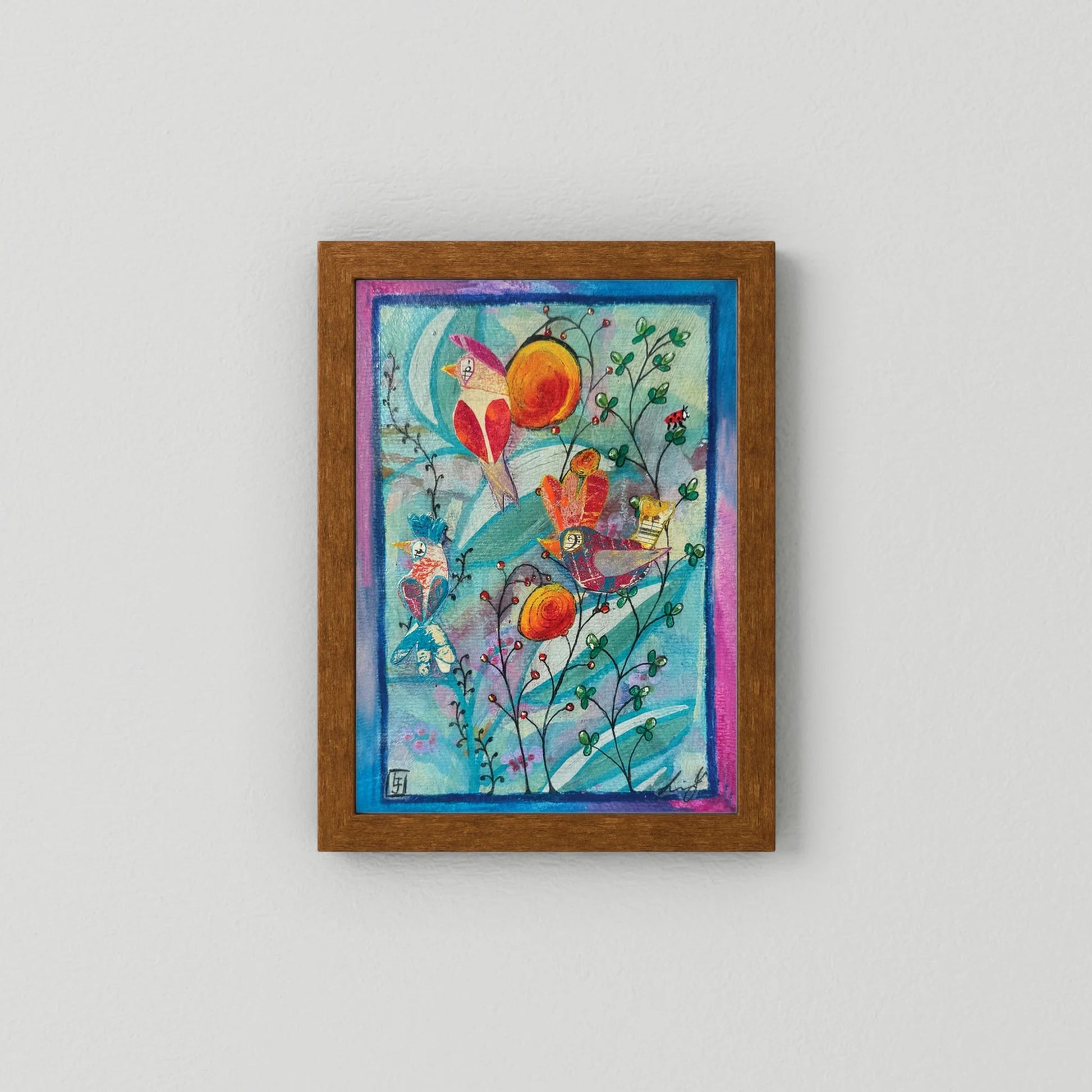 Observant Refrain - The Bloom of the Song Birds Collection (1 of 8) - Fine Art Paper Print