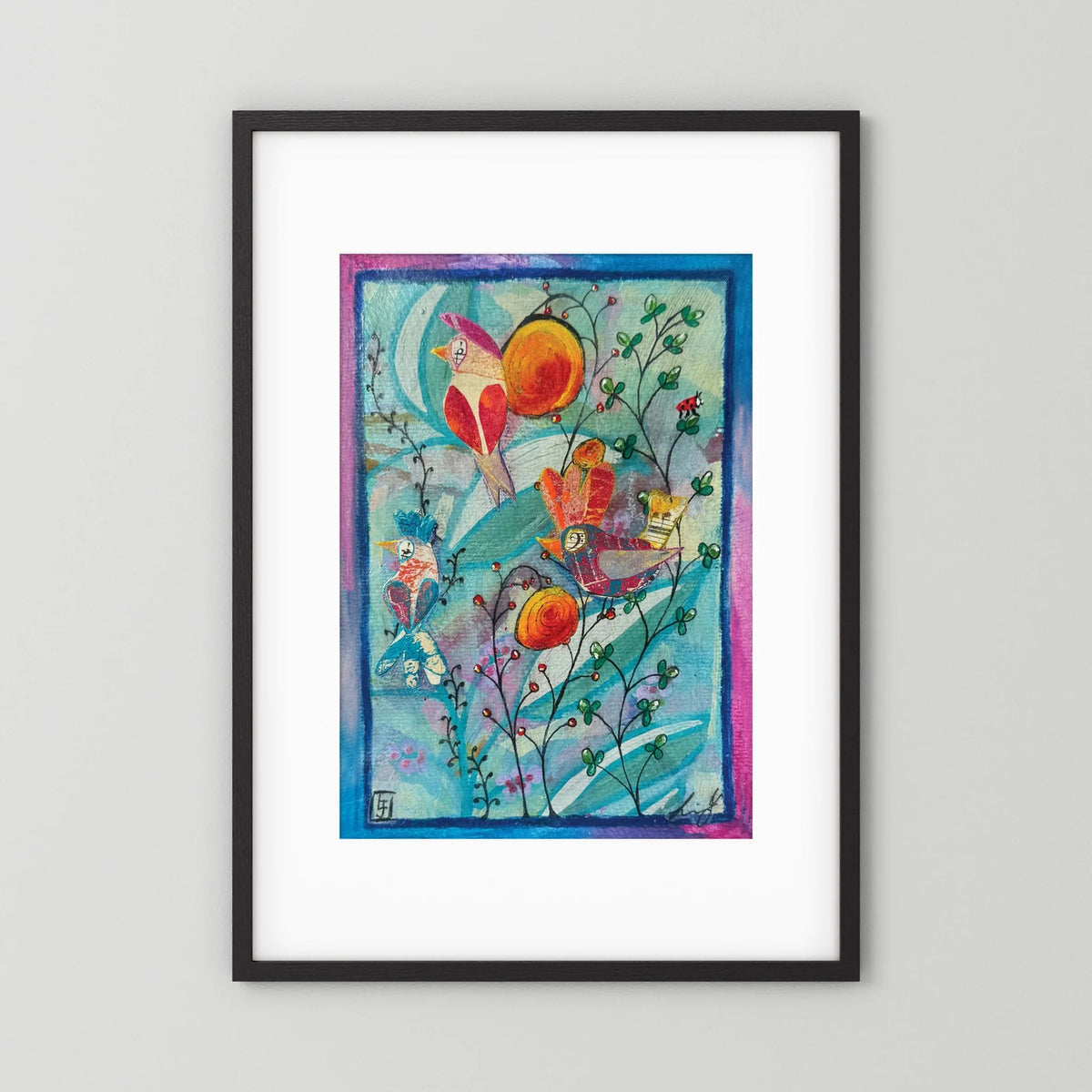 Observant Refrain - The Bloom of the Song Birds Collection (1 of 8) - Fine Art Paper Print